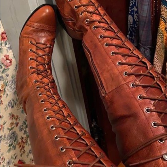 Jeffrey Campbell Joe 2 Sz 9 English tan boots - Picture 3 of 3